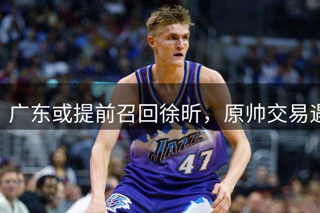 广东或提前召回徐昕，原帅交易遇阻，广厦签新外援江苏锁定三人
